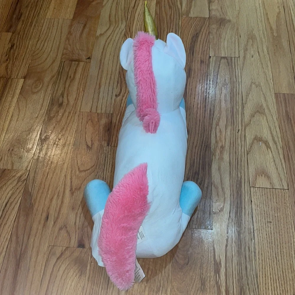 NEW Kids Unicorn 3D Figural Plush Decorative Throw Pillow, 13 x 12.24
